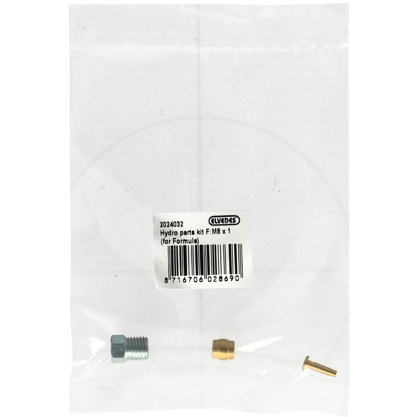 ELVEDES HYDRO TEILE KIT F M8 × 1 (Formel)