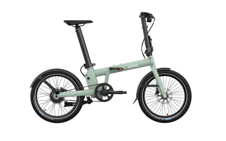 Shimano Uto Electric Folding Bike Pro20 V2 Grün