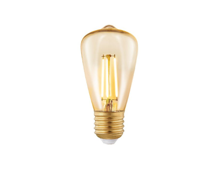 Eglo LED Lampe Ovaal kleiner E27 260 LM Bernstein 2200K Stiefviel