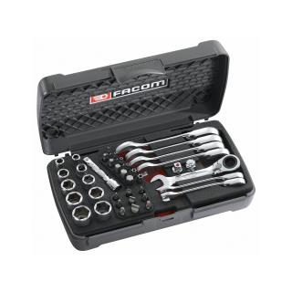 Facom-Kit 467bs mit Adapter, Bits und Stecknüssen