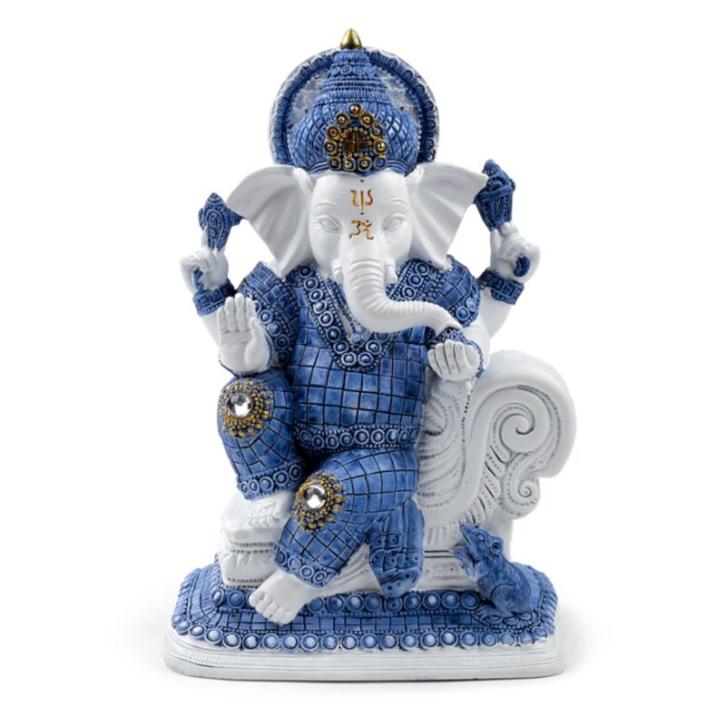 Weißblau Ganesh Meditation