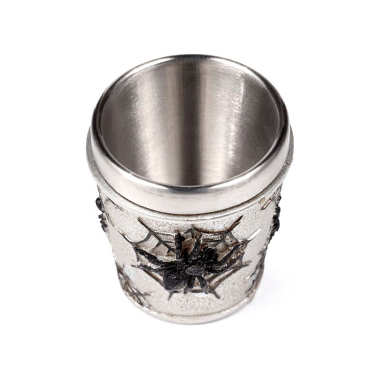 Dekorative Spinnennetz -Cocktailglas Glasglas