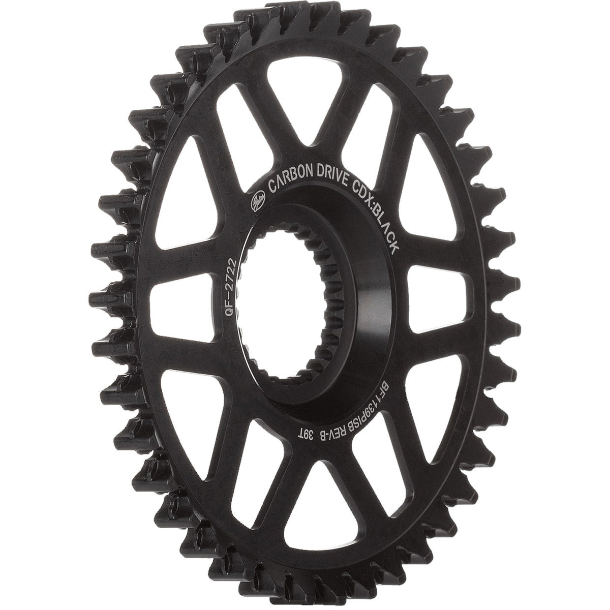 Gates Gear CDX 39T Flossenlinie Ritzelchromolie schwarz