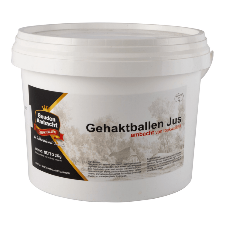 Goldene Handwerks-Frikadellensoßenpulver (2kg) glutenfrei