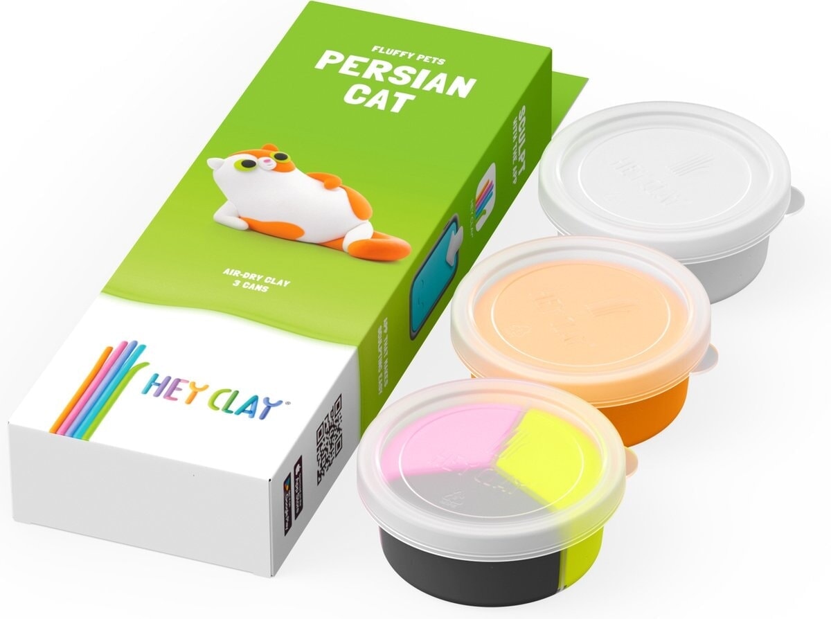 Hey-Clay Fluffy Pets Perserkatze Modelliermasse