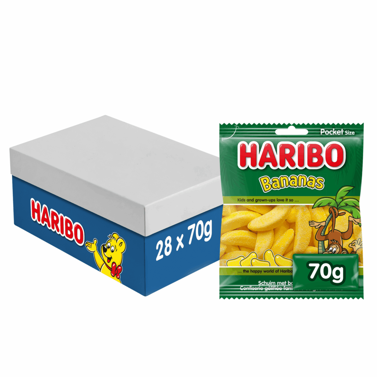 Haribo Bananenbeutel (28x 70gr)