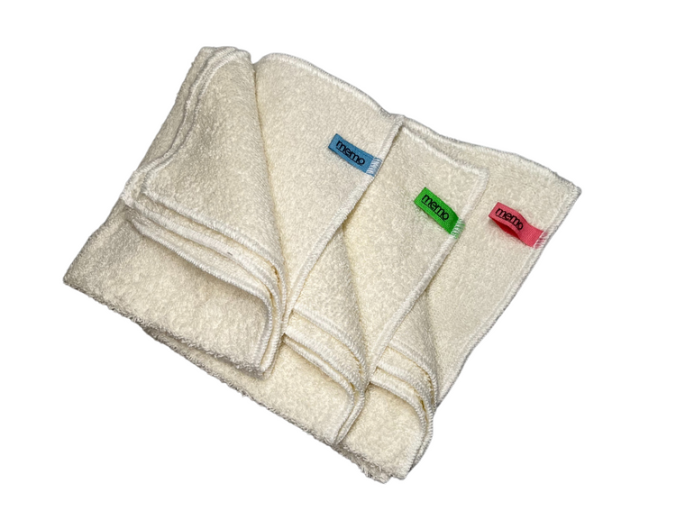 Memo Housekeeping Tücher mit Farbetiketten 30 cm x 30 cm 3 Teile