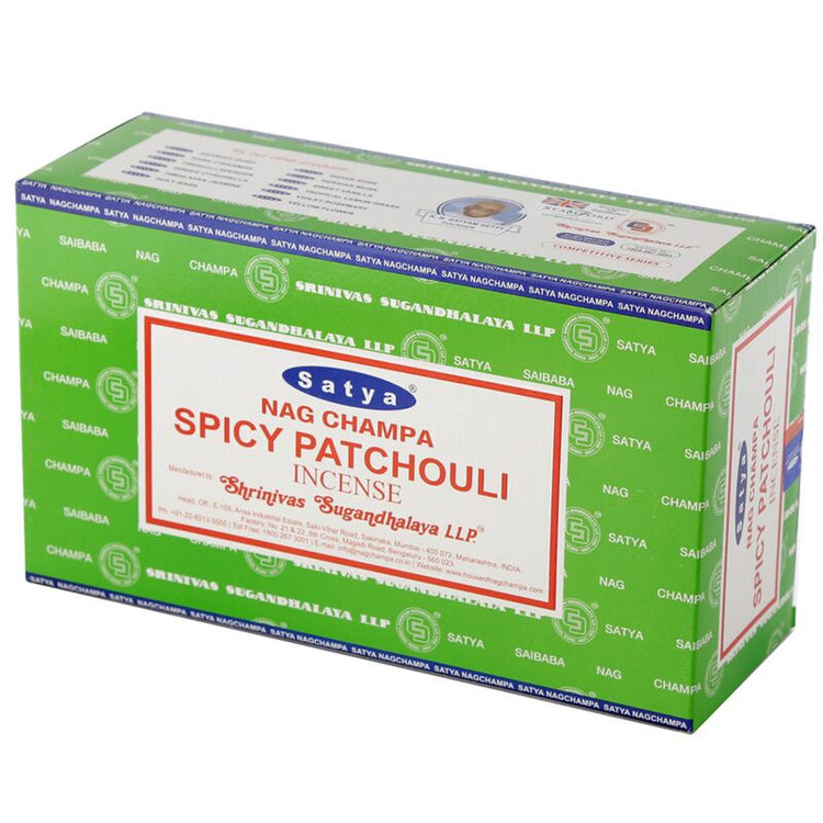 01364 Spicy Patchouli - Satya Nag Champa -Weihrauchstangen