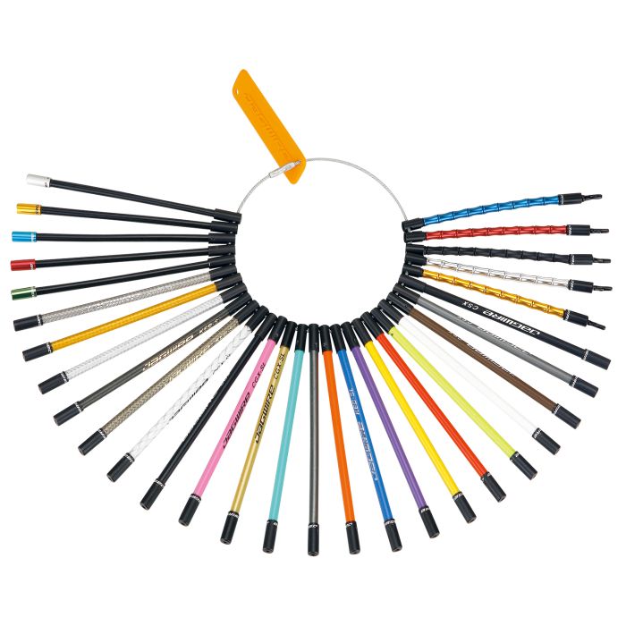 Schlüsselanhänger mit Jagwire-Farbmuster