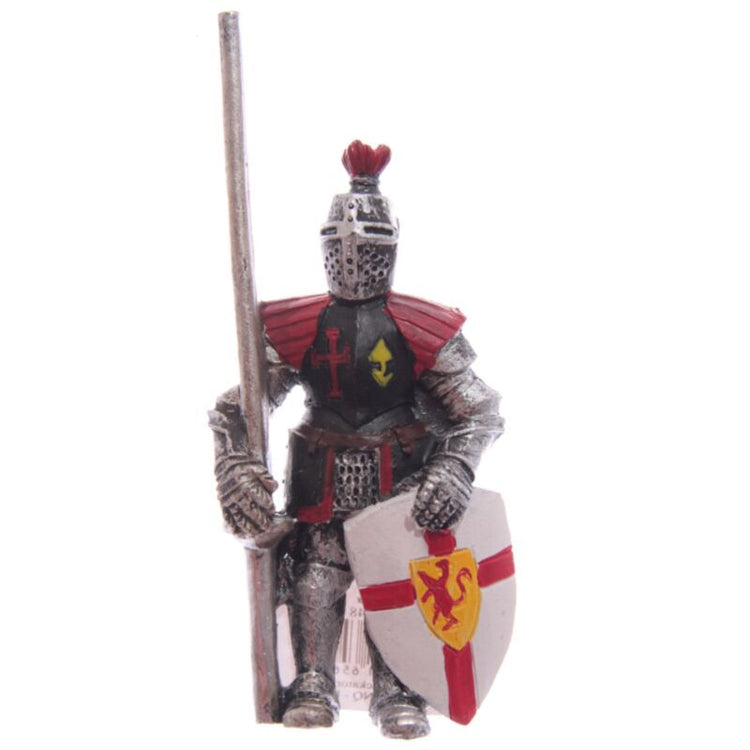 Mittelalterlicher Ritter Kuh Koffer Magnet