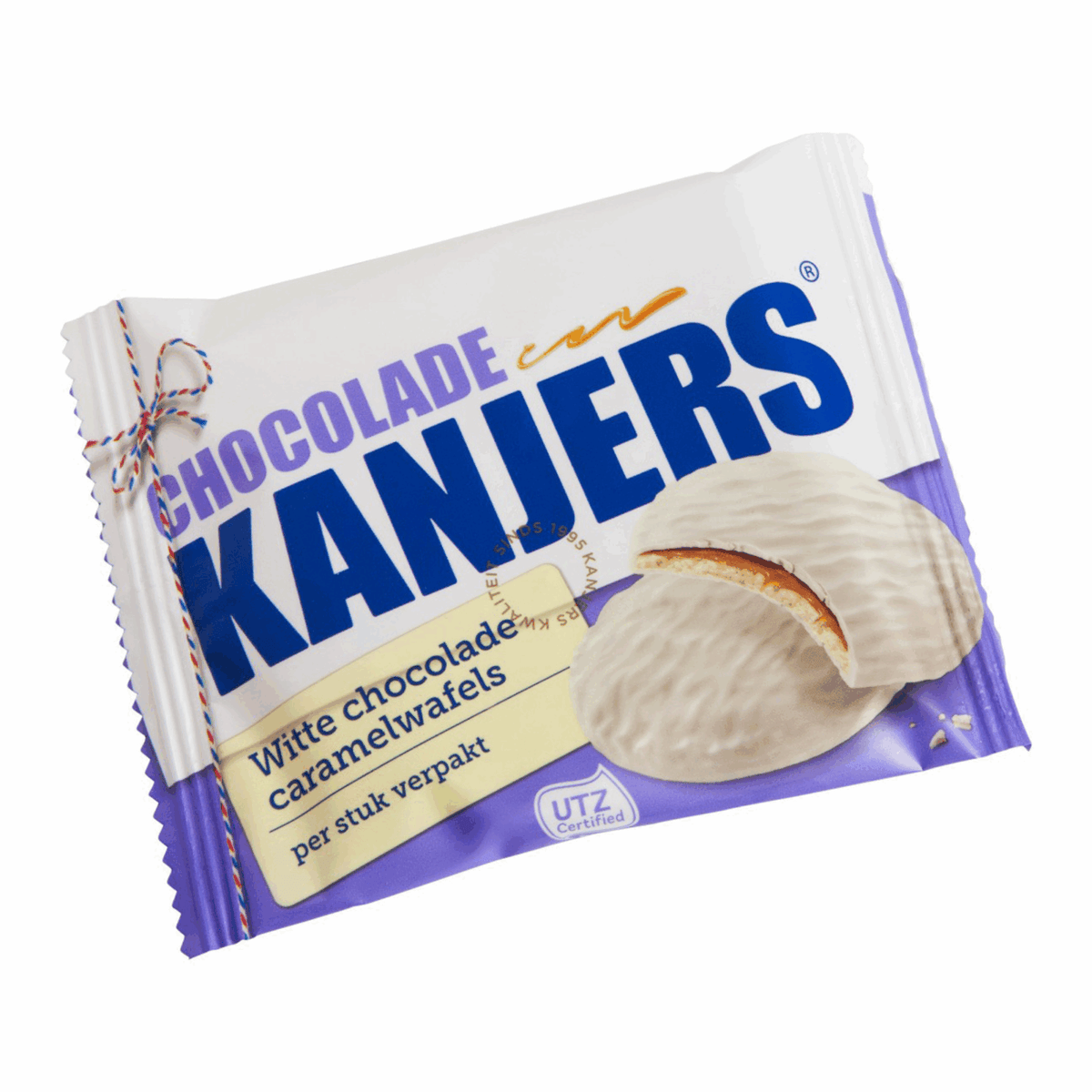 Kanjers weiße Schokoladen-Karamell-Waffeln (24x 45gr)