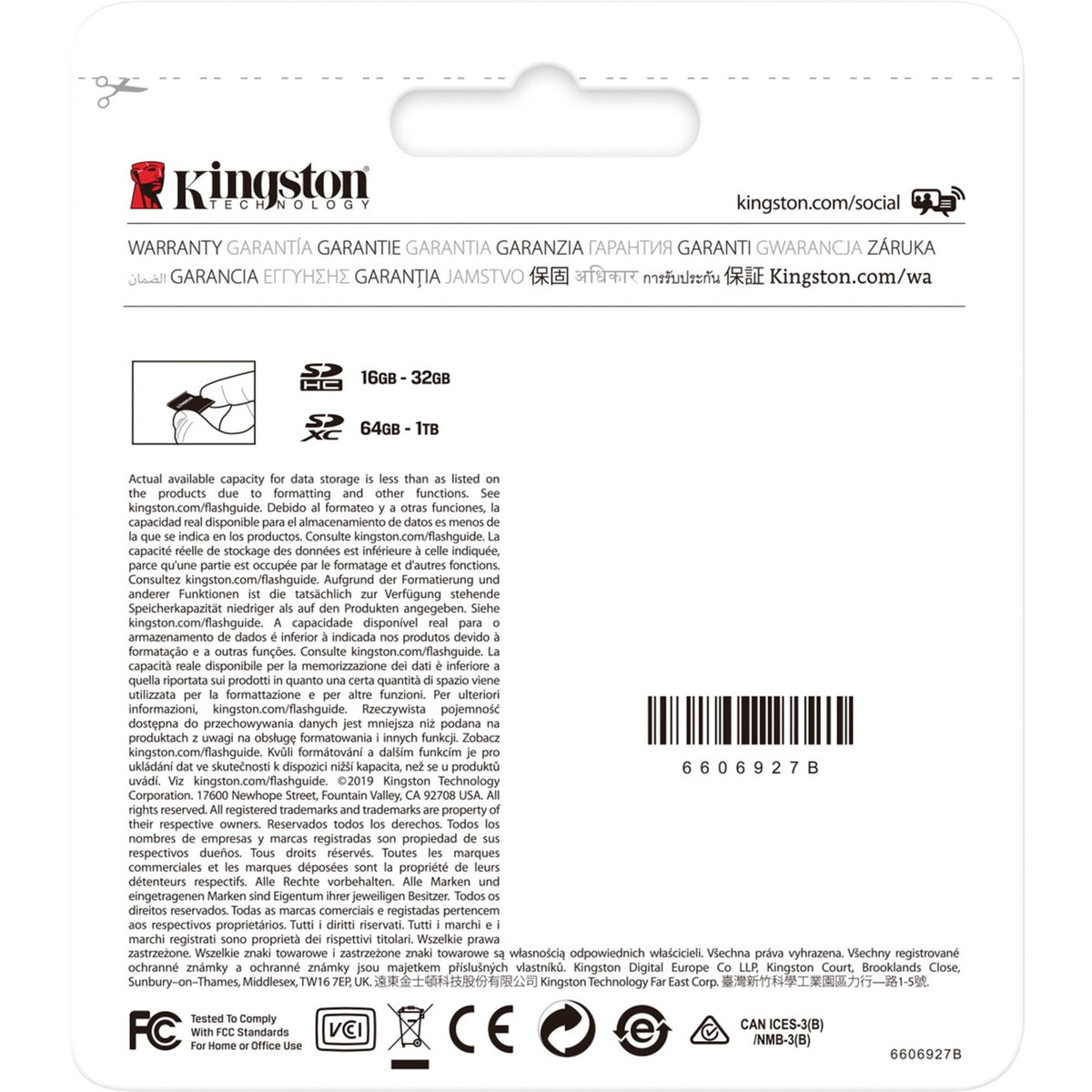 Kingston Canvas Select Plus SDXC 512 GB