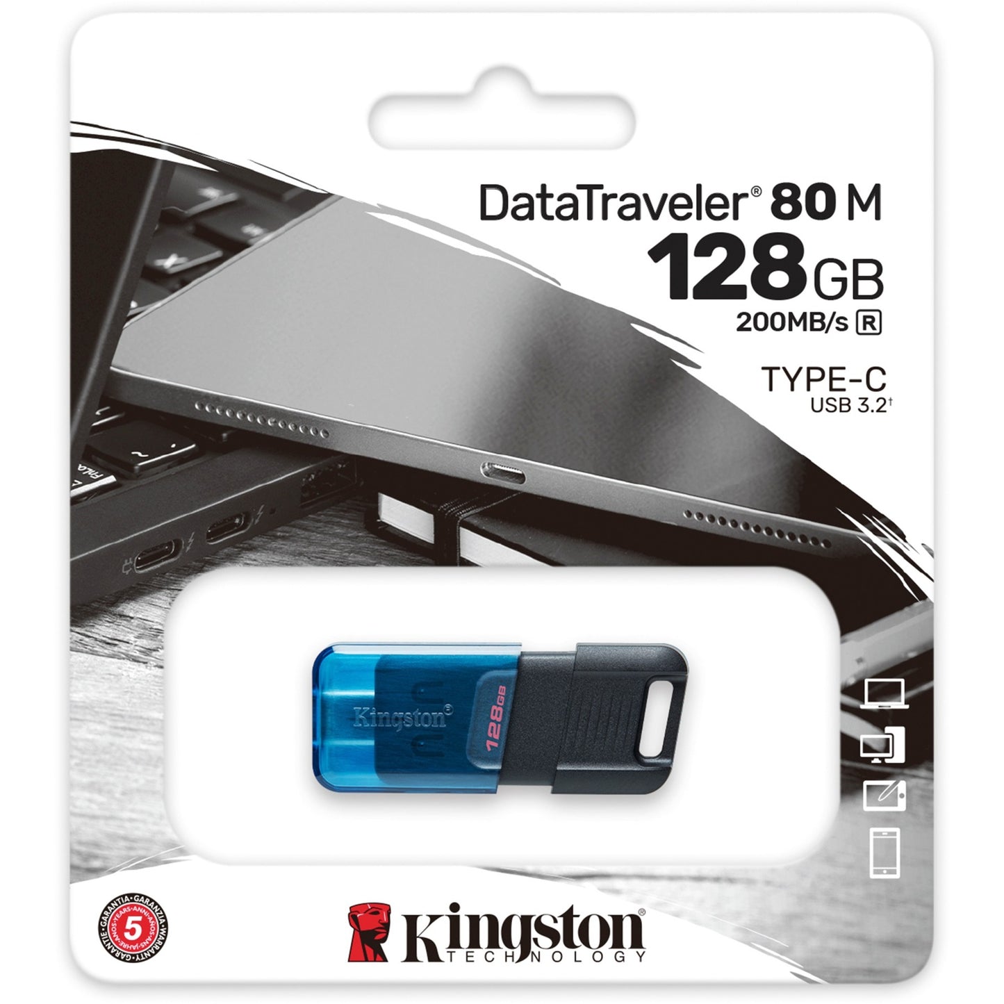 Kingston Datatraveler 80 m 128 GB