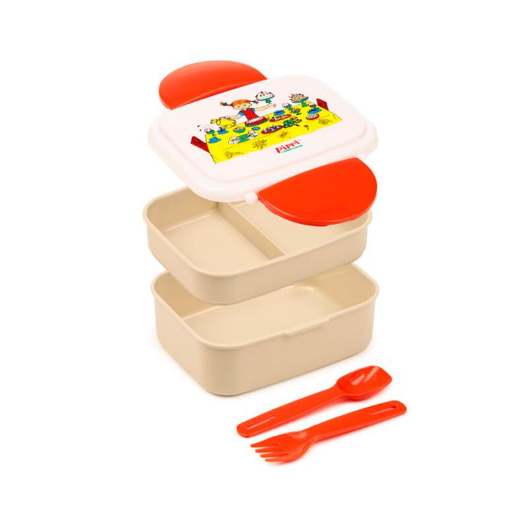Pippi Langkous Clip Bento Box Lunch Box Besteck