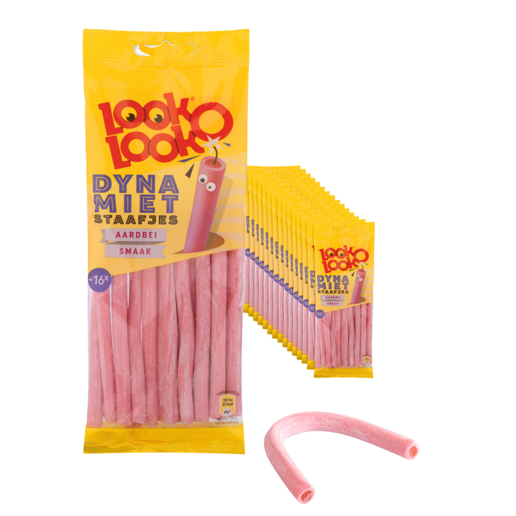 Look o Look Dynamitstangen Erdbeere (15x 110gr)