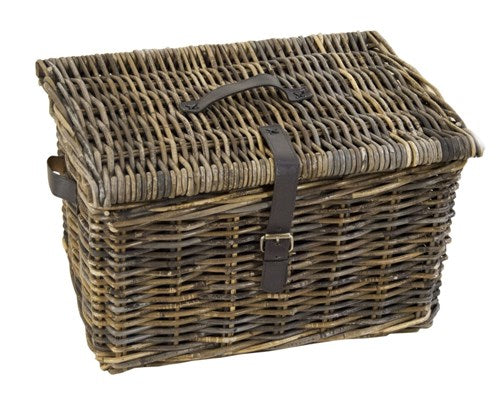 Dr. Wicker V-Age-Korb XL mit Deckel 50x40x30 Brown
