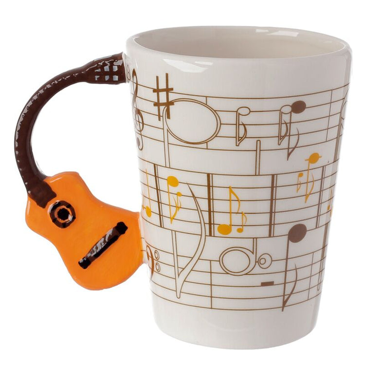 Ted Smith Muziekblad Gitarre - Griff Ceramic Becher geformt