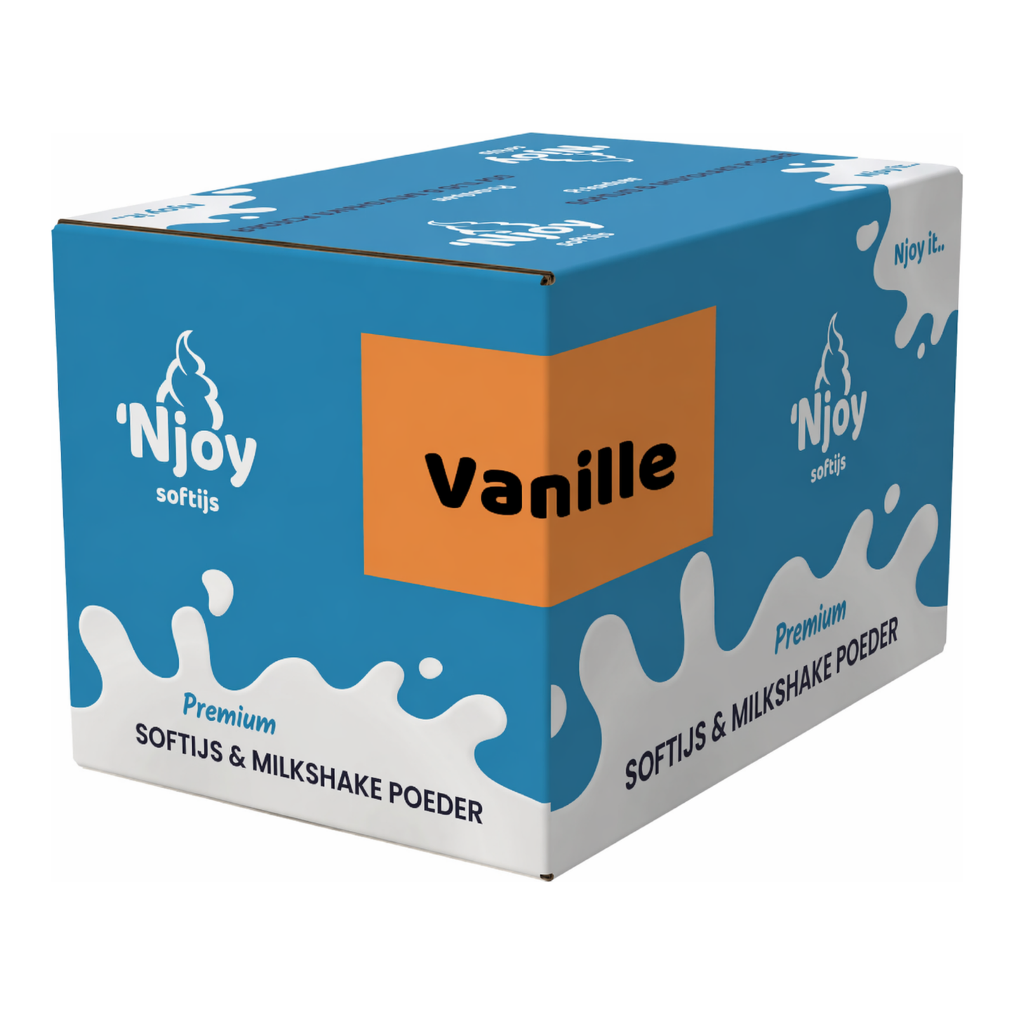 Njoy 7% Vanilleeis Flüssigeismischung (10 Liter)