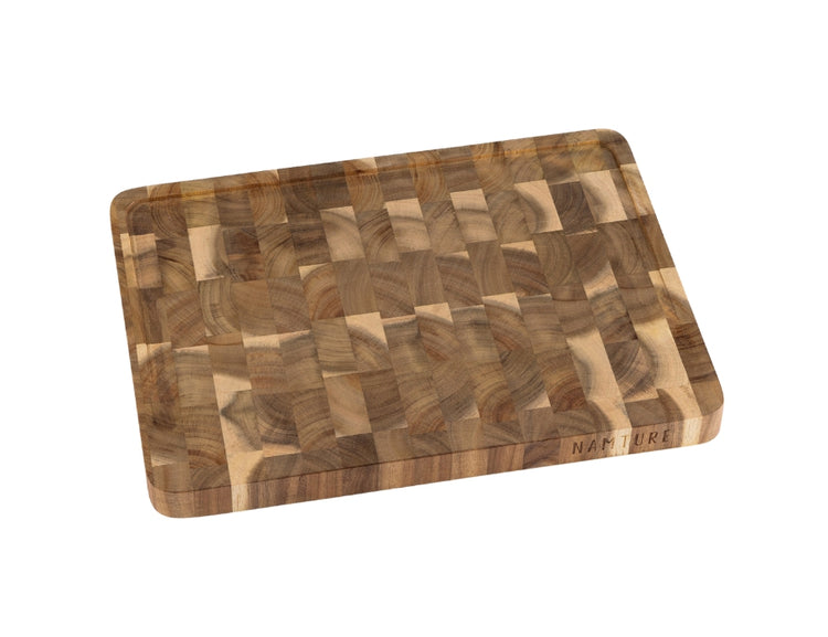 Namture Schneidebrett Akazienholz – L – 32 x 24 x 2,5 cm