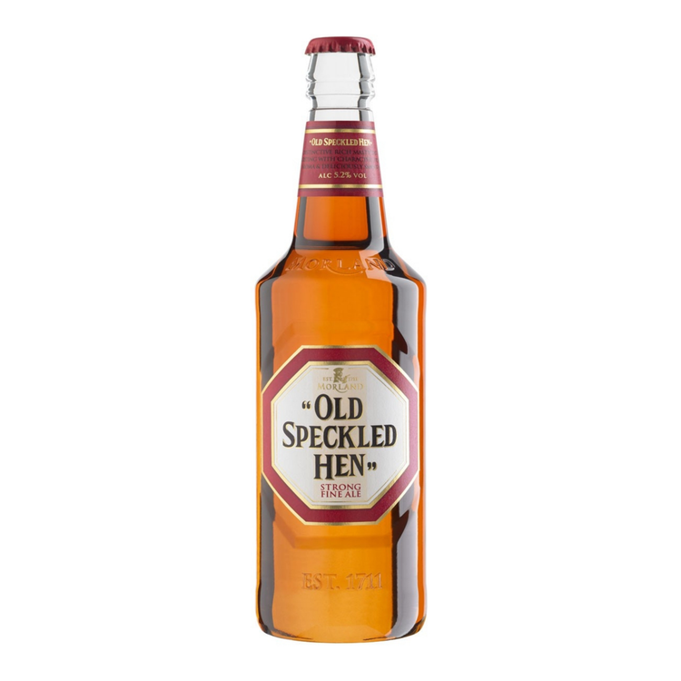 Alte gesprenkelte Hühnerflasche (12x 50cl)