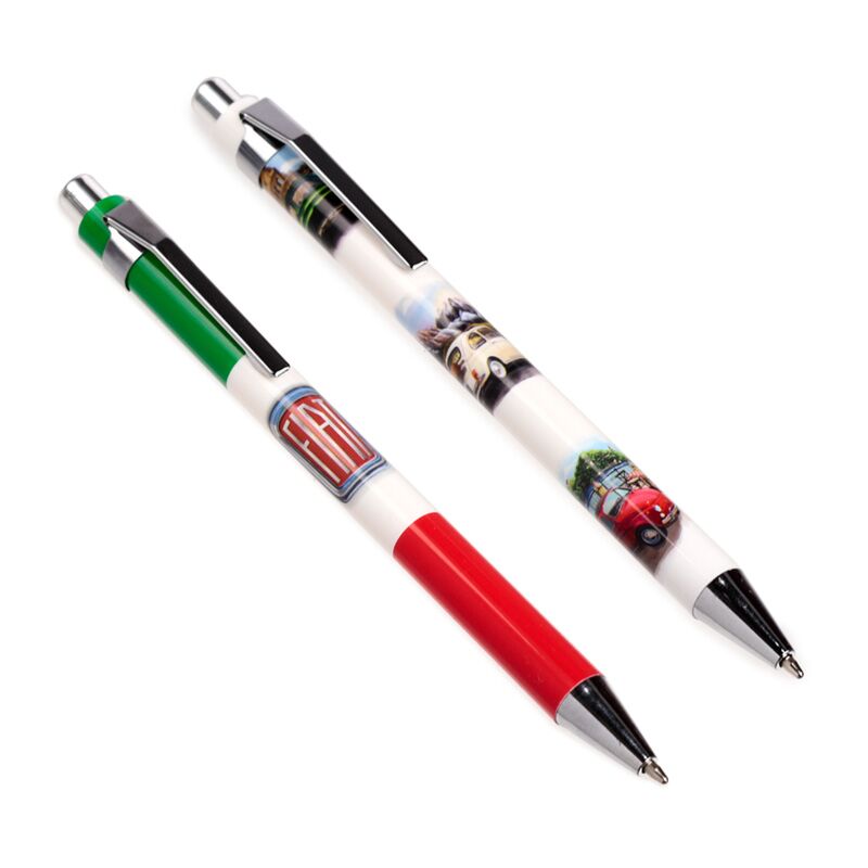 Fiat 500 Retro Duo Pen Set Schwarz