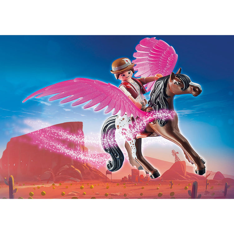 Playmobil der Film Marla und Del mit geflügeltem Pferd