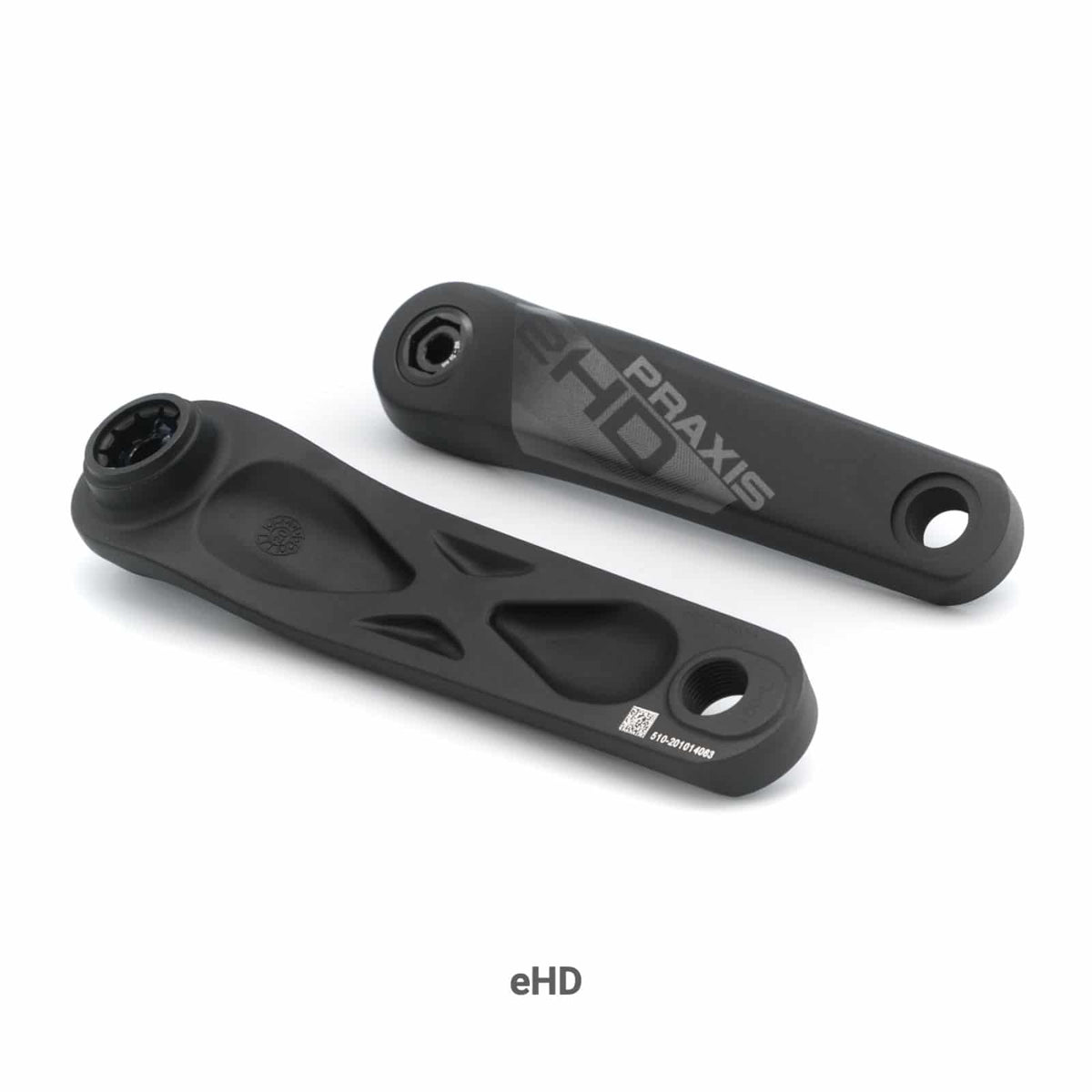 Praxis Kurbelgarnitur E-Bike Typ 1 Aluminium HD ISIS 155mm