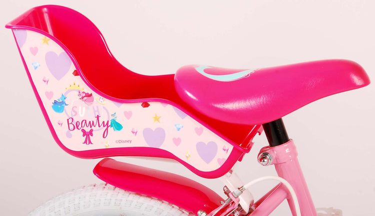 Disney Princess Children's Bicycle - Mädchen - 14 Zoll - Pink - Zwei Handbremsen