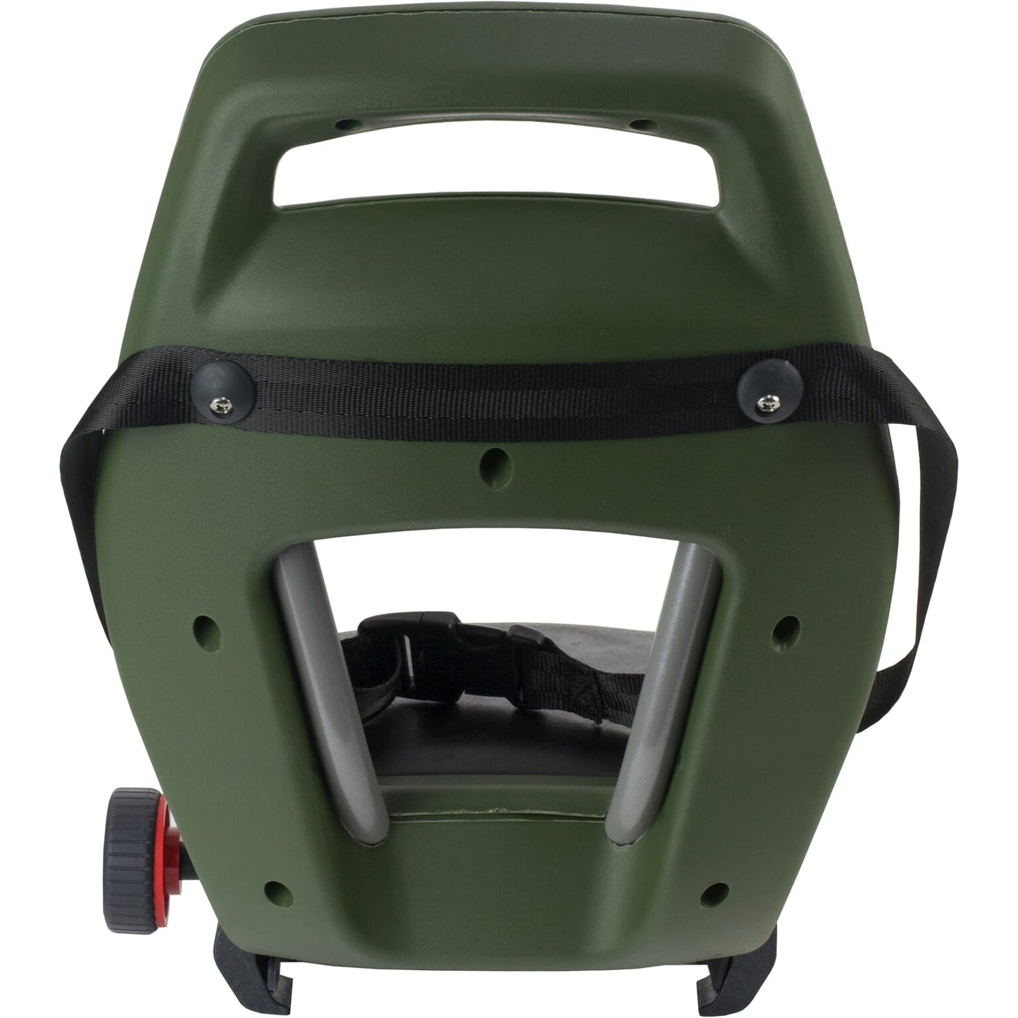 Rücksitz Junior 6+ Fußstütze + Gurt army green schwarz