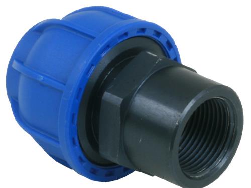 Alusic-Aluminiumkupplung ø32 mm - 1 Innengewinde