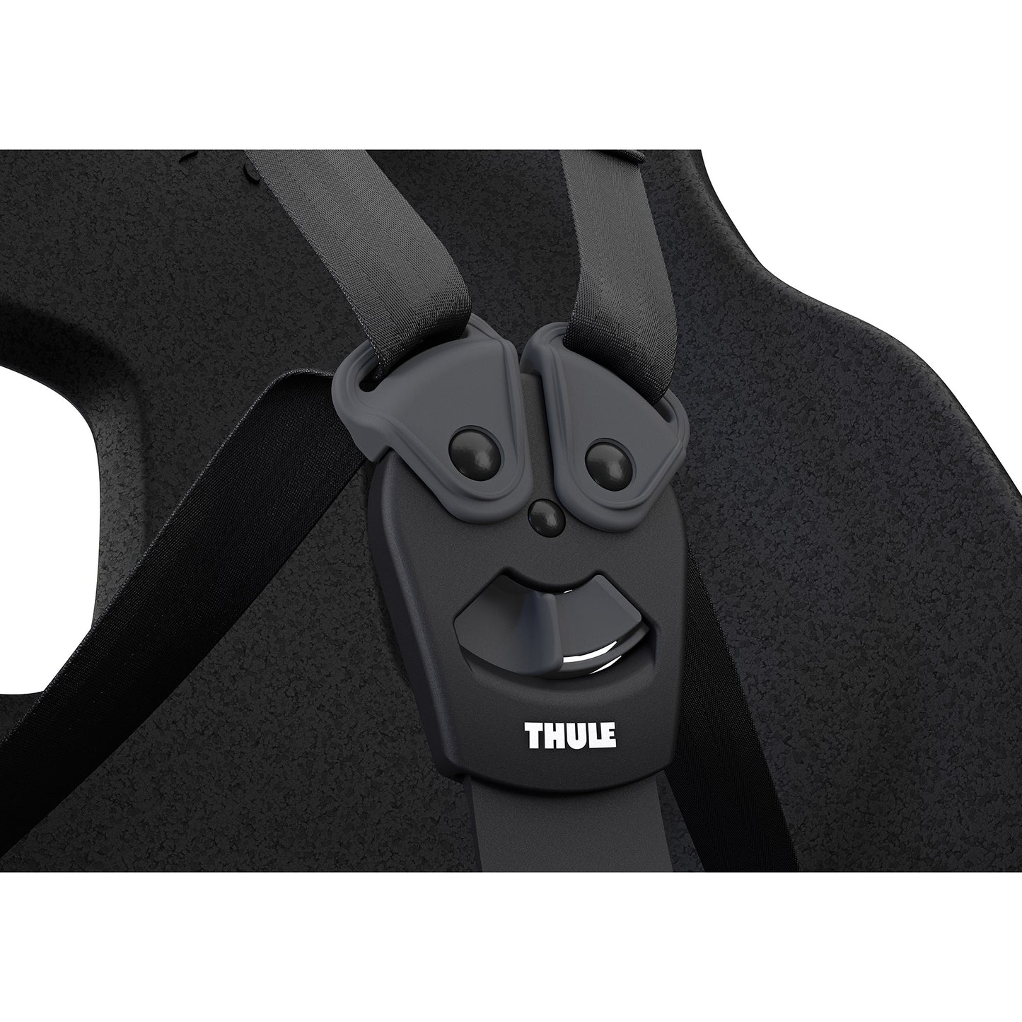 Thule Kindersitz hinter Yepp Nexxt 2 Maxi zur Rahmenbestätigung Grau