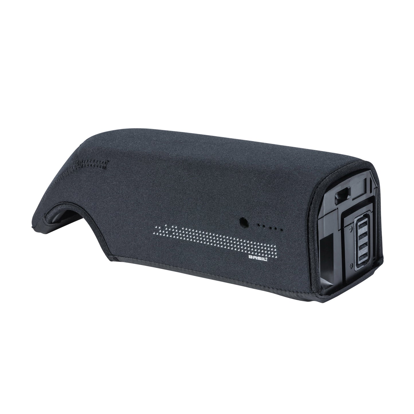 Neoprenabdeckung Basil Rahmenbatterie für Shimano Steps - schwarz