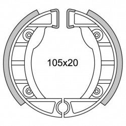 NEWFRen Bremssegment GF0152 CIAO, Si Ø105 mm für (Gussrad)