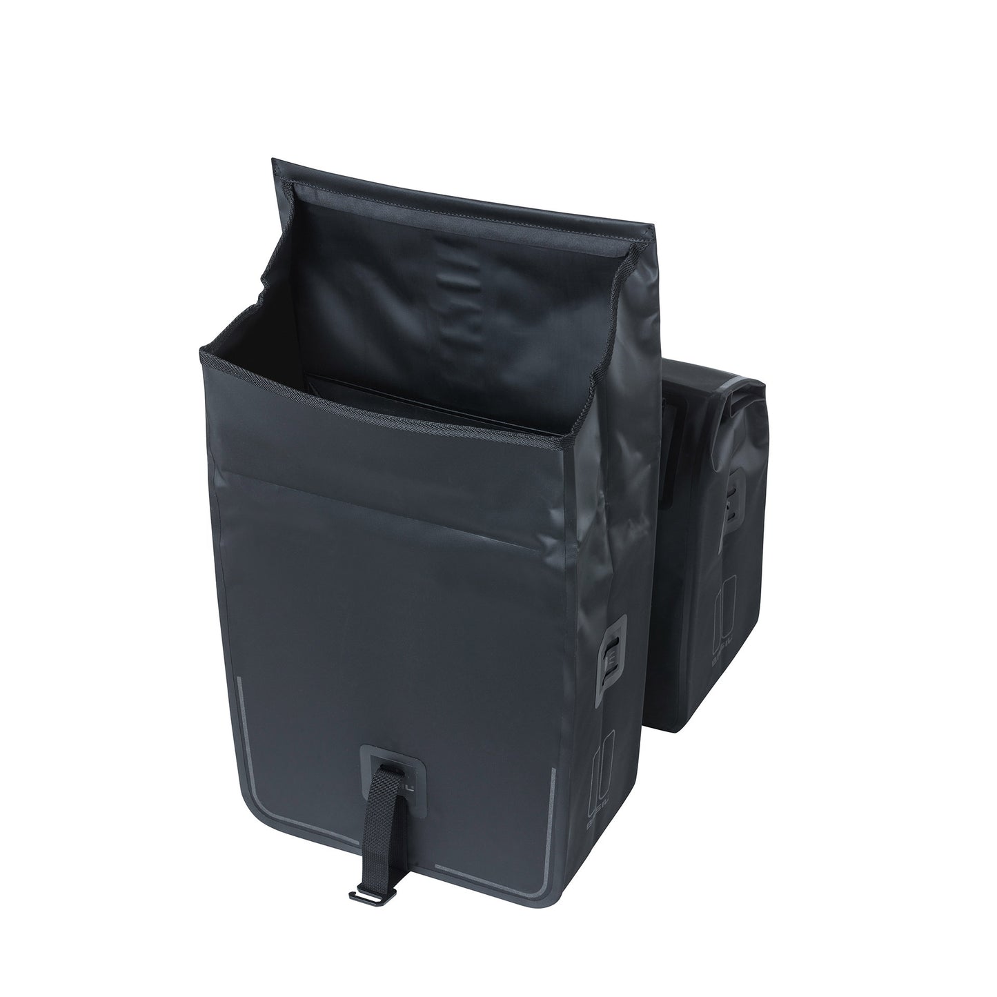 Basil Urban Dry doppelte Fahrradtasche, wasserdicht, 50L, mattschwarz