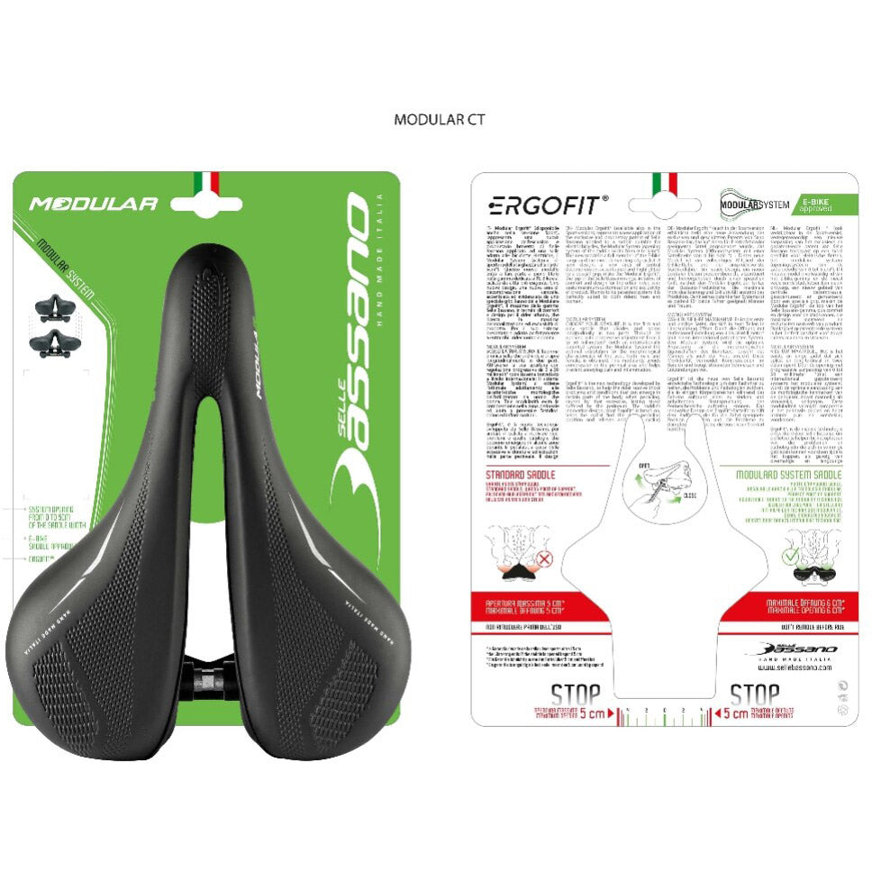 Sattel Selle Bassano Modular CT Tour Schwarz