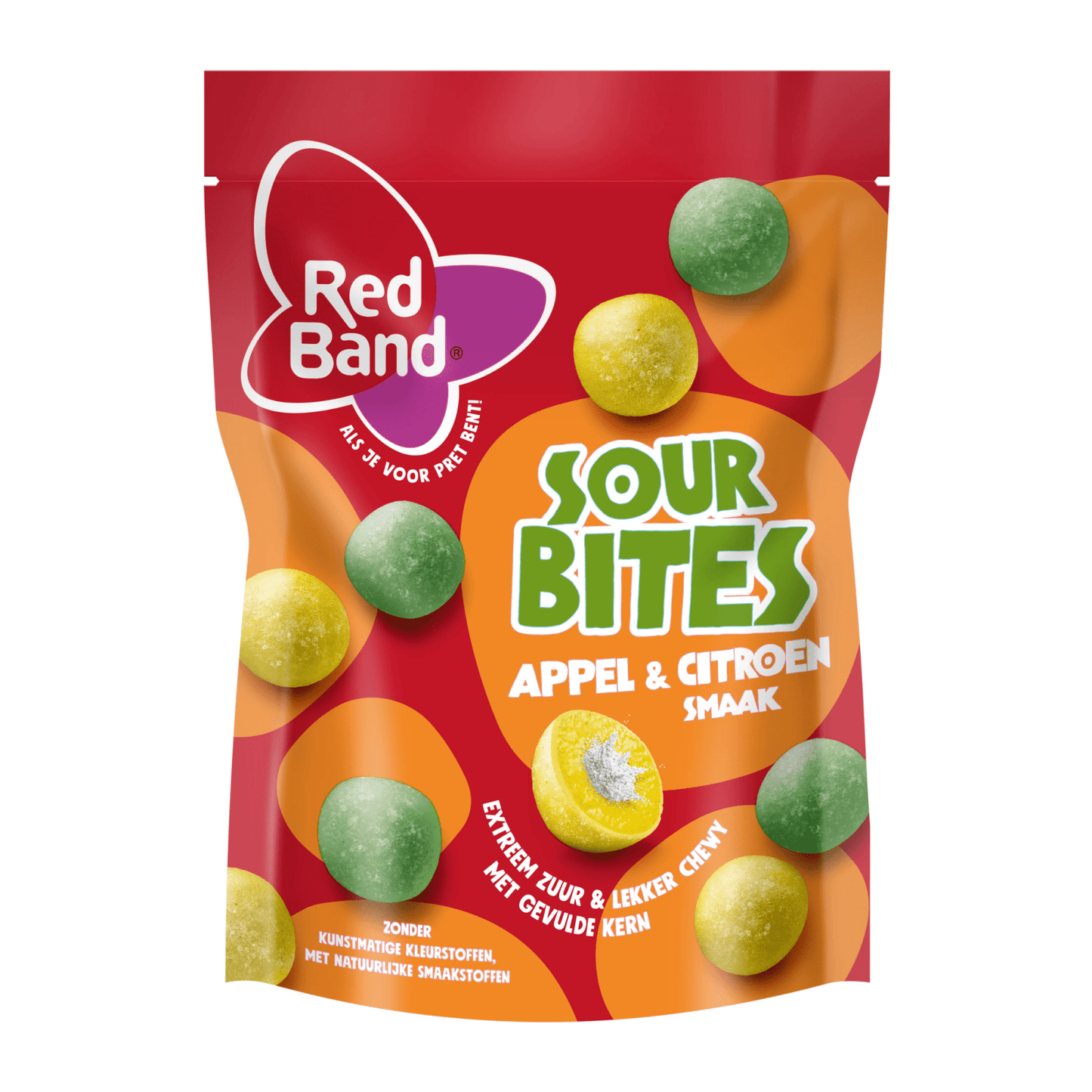 Red Band Sour Bites Apfel-Zitrone (8x 145gr)