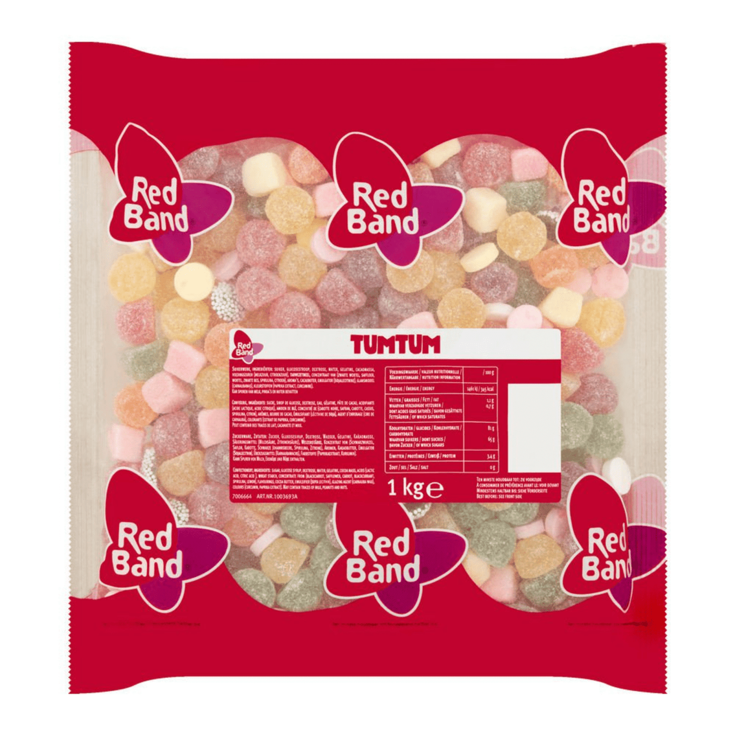 Rotes Band-Tum-Tum (6x 1kg)