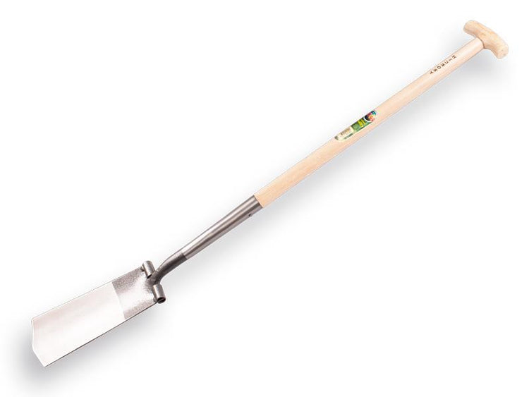 Atlas-Spaten diamantpoliert mit Hickory-T-Stiel 80 cm