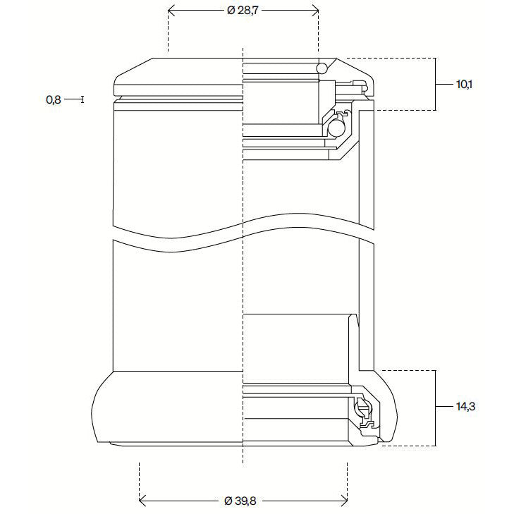 Deda Steuersatz 1 POB Semi integriert