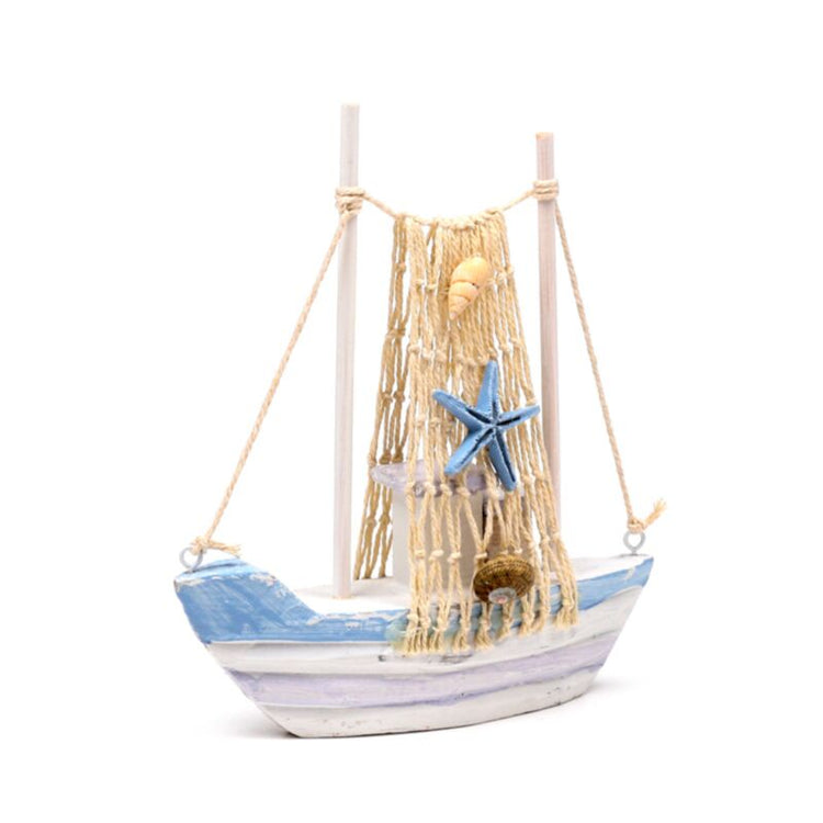 Strand Souvenir - Segelboot Blauw Ster