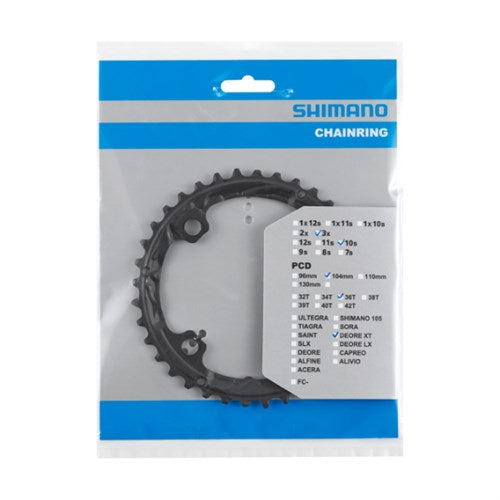 Shimano Kettenblatt Deore LX 10V FC-T761 Y1MP98020 schwarz. 36T