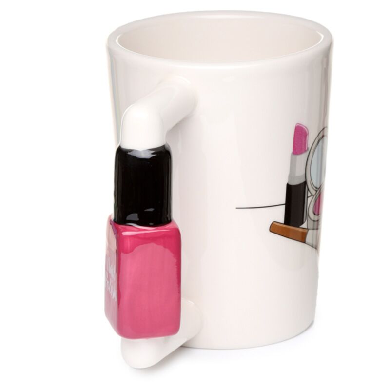 Nagellack - geformter Griff Keramikbecher