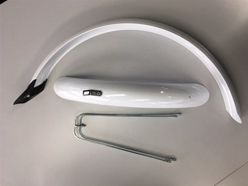 Eurofender Set Mutguards 20 Zoll 58 mm PVC White Eurofender