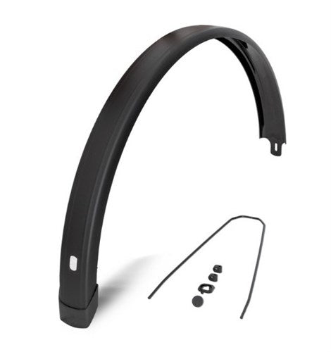 Eurofender Hinterradkotflügel 28 Zoll 72 mm flach mattschwarz Tempo Squa