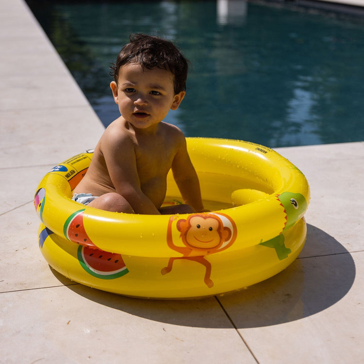 Goldene Safari | Baby Schwimmbad gelb Ø 60 cm