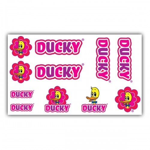 Kinderradtransfers Set Ducky Pink 14x20 cm