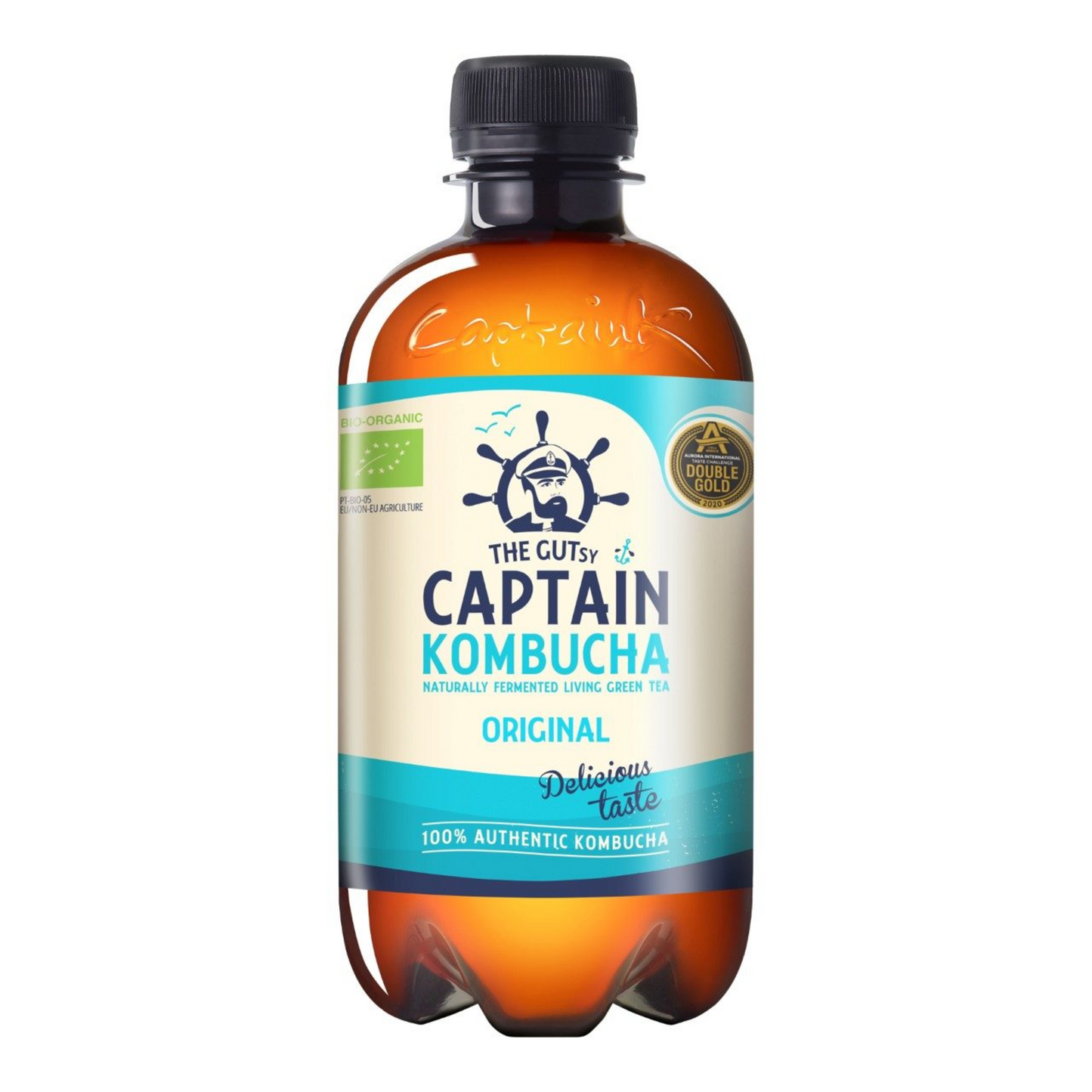 Der mutige Kapitän Kombucha Original Bio (12x 400ml) (Kugel)