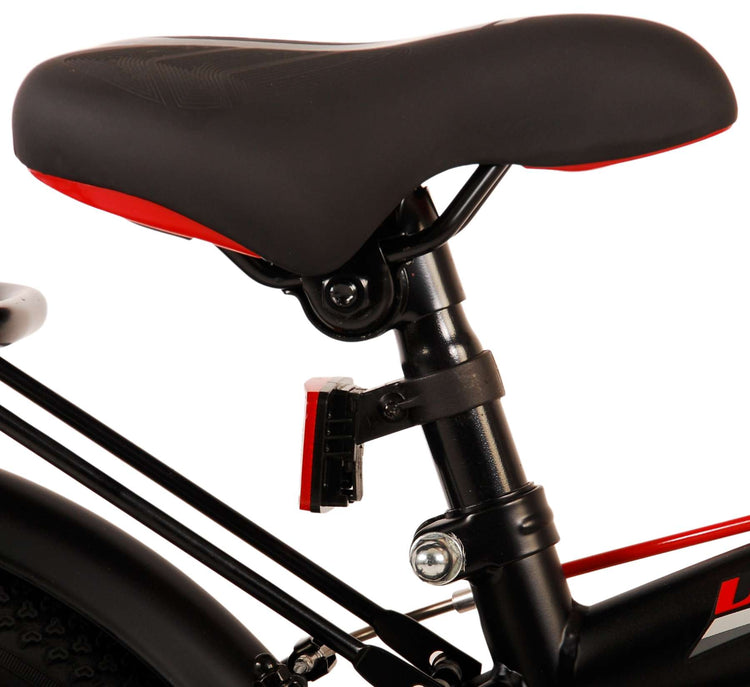 Volare Thombike Children's Bike - Jungen - 16 Zoll - Schwarzrot - Zwei Handbremsen