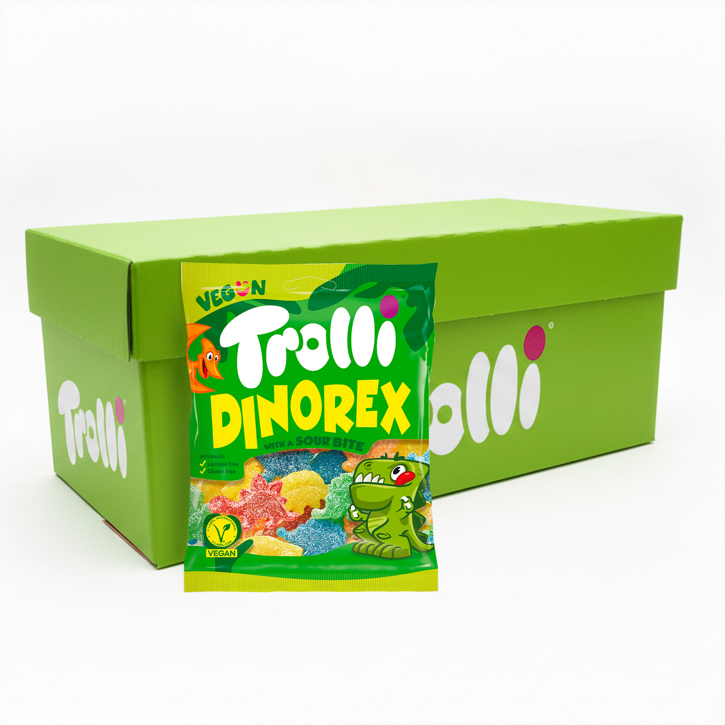 Trolli Dino Rex Gemüsebeutel (18x 200g)