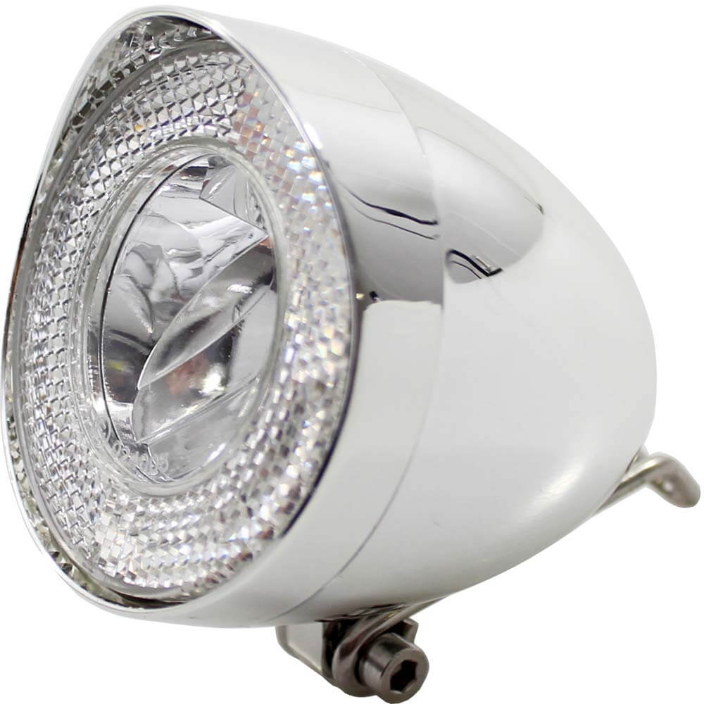 Union Scheinwerfer UN-4930 Retro Dynamo 40 Lux Chrome